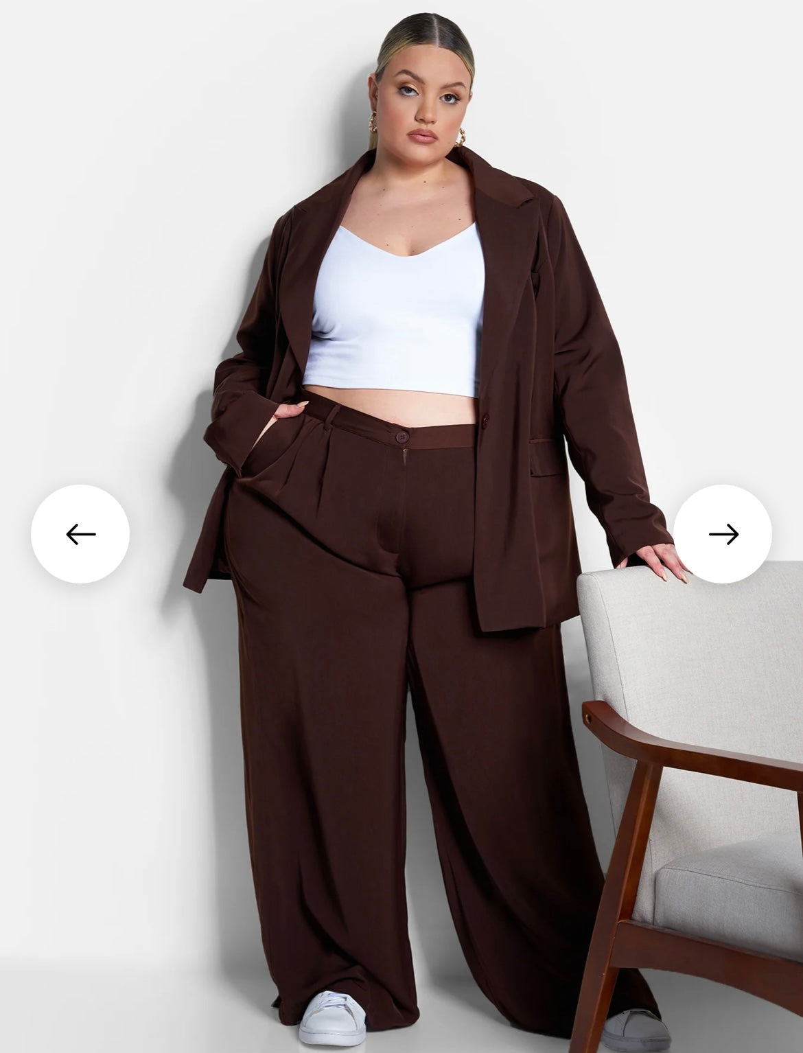 “RebDolls” Chocolate Blazer